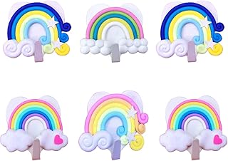 10 pièces mignons nuages ​​arc-en-ciel suspendus au mur à suspendre mur. Votre shopping simplifié de A à Z avec Diaytar