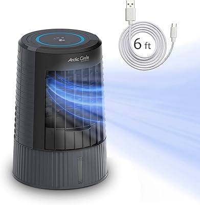 Refroidisseur d'air par évaporation portable arctic circle symphony bonaire alimenté par usb