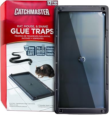 Piège à colle pour rats, souris et serpents catchmaster 402 2 ct, paquet