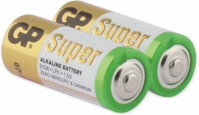 Pile alcaline gp lr1, taille n, 1,5 v (2 pièces)
