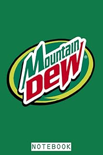 Cahier avec logo mountain dew : agenda, agenda, papier ligné universitaire, couverture au