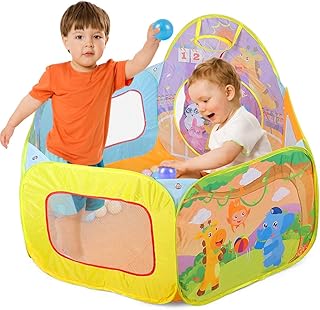 Grande tente de jeu escamotable pour bébé, maisonnette pour tout-petits, parc avec panier