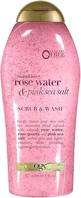 Gommage corporel doux et apaisant au sel de mer rose et à l'eau