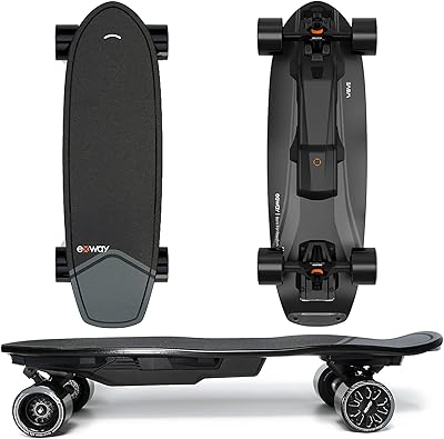 Skateboard électrique axway avec télécommande vitesse maximale de 23 km h batterie