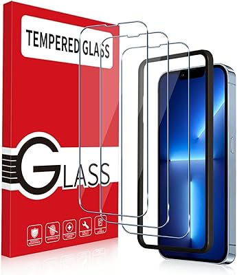 Protecteur d'écran en verre compatible avec iphone 13 / iphone 13 pro 6,1