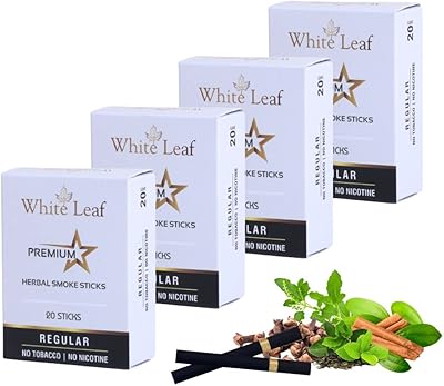 Cigarettes à fumée à base de plantes white leaf premium 100 %