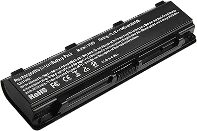 Batterie de remplacement mk pa5108u-1brs compatible avec toshiba satellite c50t c55 c55d c55dt