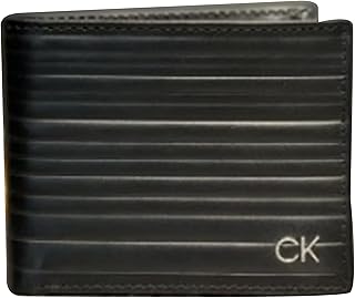 Portefeuille à deux volets en cuir calvin klein rfid pour hommes avec pince