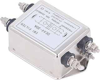 Filtre emi de puissance, 20a large application ac 115v 250v 50/60hz filtre