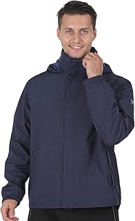 Veste de pluie softshell pour hommes, imperméable, légère, coupe-vent, pour randonnée, cyclisme, camping