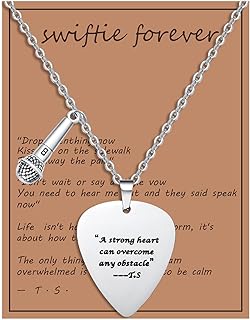 Taylor cite le collier swifties de médiator de guitare tenues de tournée