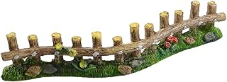 Décoration de clôture en bois courbé en résine artificielle ruilogod pour aquarium d'aquarium