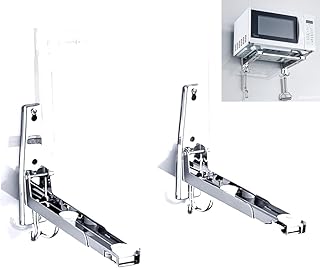 Support pour four à micro-ondes mutong 304 en acier inoxydable avec crochet amovible