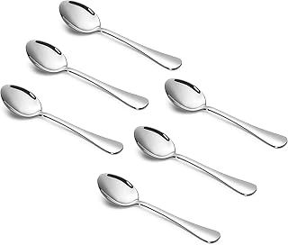 Ensemble de 6 cuillères à thé awm, cuillères à thé en acier inoxydable