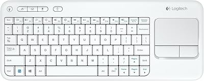 Clavier sans fil logitech k400 plus pour salon avec pavé tactile pour cinéma