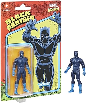 Figurine hasbro black panther 95" marvel legends retro collection 375 f2659