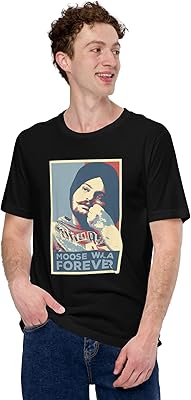 تي شيرت أسود مطبوع عليه sidhu orignal pour toujours