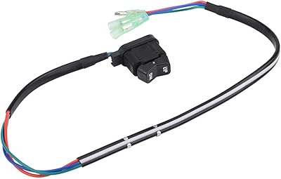 Interrupteur d'inclinaison électrique, interrupteur d'inclinaison en métal 1,3x0,7x1,2 pouces câble noir 54 cm