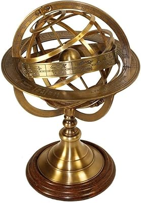 Globe céleste à bras avec finition en laiton antique redskytrader avec gravure de constellations. Diaytar Sénégal : Des produits pour toute la famille à prix cassés