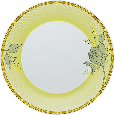 Assiette plate lara by borosil plano en opale rubis jaune, 11fpkoys, 27 cm
