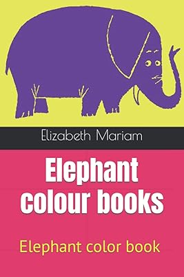 Livre de couleurs éléphant