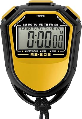 Chronomètre numérique lcd étanche, chronographe, compteur de sport avec ceinture pour la natation, la course à pied, l'entraînement de football. Diaytar Sénégal : La marketplace qui pense à votre porte-monnaie