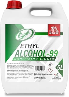 Liquide stérilisant à l'alcool éthylique (éthanol) à 99,9 % swish, 5 litres