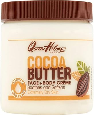 Crème visage et corps au beurre de cacao queen helene, 4,8 oz