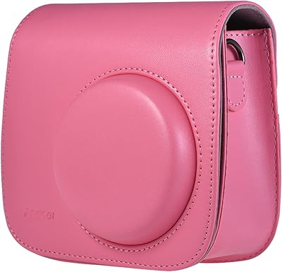 Sac pour appareil photo, sac pour appareil photo instantané en pu avec sangle