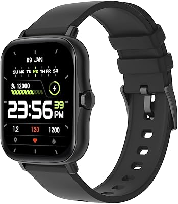 Montre intelligente bluetooth firebolt 1,7 pouces avec assistance vocale, musique locale, enregistreur vocal