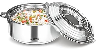 Casserole isotherme en acier inoxydable milton galaxy 1000, 1250 ml, argent