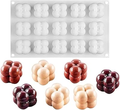 Moule à bulles 3d univers pour bougies 15 cavités moules de cuisson