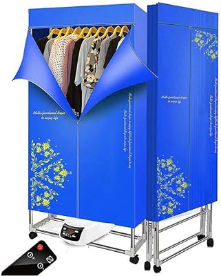 Sèche-linge électrique portable pliable avec télécommande et minuterie réglable à faible bruit