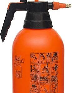 Bouteille pulvérisateur à pression d'eau pour plantes à pulvériser - 2 litres, orange. Diaytar Sénégal : Parce que chaque FCFA compte