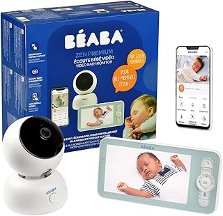 BIABA, ÉCRAN D'ÉCOUTE VIDÉO POUR BÉBÉ 2 EN 1, APPLICATIONS MOBILES PERSONNALISÉES, CAMÉRA