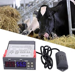 Contrôleur de température, contrôleur numérique de température et d'humidité stc-3028, thermostat intelligent à
