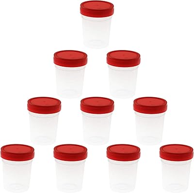 Magic & shell sample cup 10pcs 120ml/3.5oz ensemble de gobelets stériles en plastique jetables avec couvercles à vis sur les récipients à joint de couvercle ensemble de bouteilles d'échantillon. L'alternative e-commerce intelligente au Sénégal : Diaytar