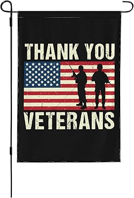 Drapeau vétéran du vietnam 12x18 pouces bannière drapeau extérieur décoration de jardin