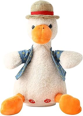 Jouet en peluche canard parlant jouet à répétition amusant pour l'éducation précoce