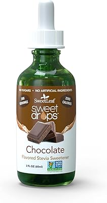 Édulcorant liquide sweet leaf sweet drops stevia, chocolat, 60 ml. Commandez en toute confiance sur Diaytar, votre marketplace de confiance