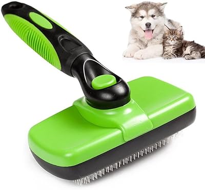 Brosse autonettoyante pour chiens et chats, peigne anti-chute et outils de toilettage, élimine