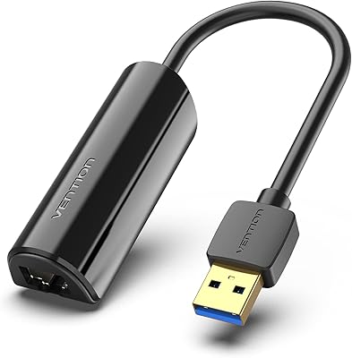 Adaptateur ethernet usb vention usb 3.0 vers 10-100-1000 gigabit lan compatible avec nintendo