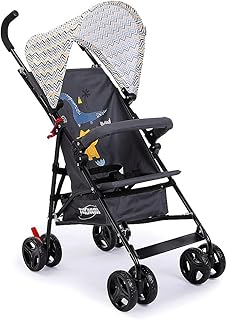 Poussette tenom | écologique légère et durable grand panier facile à plier harnais