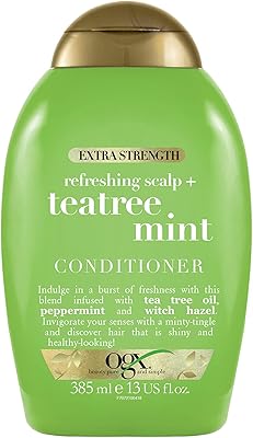 Après-shampooing ogex tea tree pour cheveux gras, 385 ml (pack de 1)