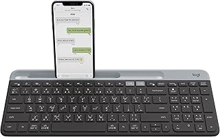 Clavier multi-appareils sans fil logitech k580 slim - bluetooth/récepteur, compact, facile à remplacer