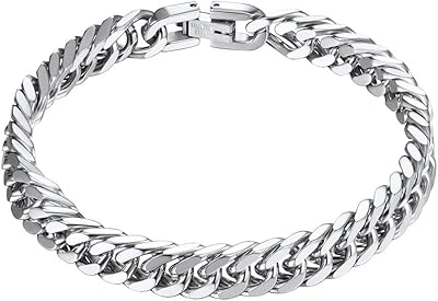 Chaînes épaisses franco pour hommes chaîne de bracelet en acier inoxydable