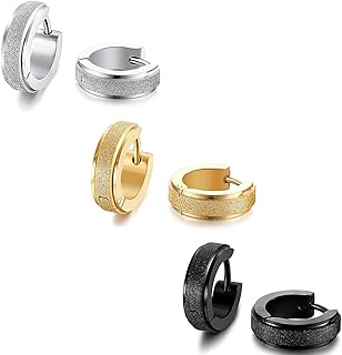 Ensemble de boucles d'oreilles chirurgicales en acier inoxydable 316l, petites boucles d'oreilles créoles