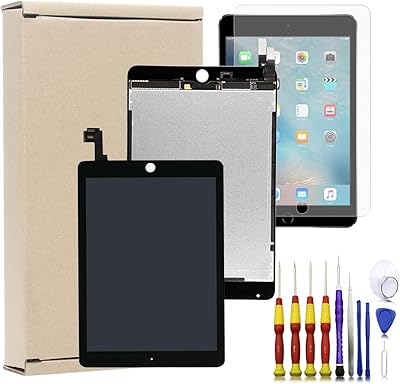 Écran lcd de remplacement et verre d'écran tactile de remplacement pour ipad air