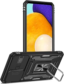 Coque pour appareil photo coulissant pour samsung galaxy s10 béquille avec anneau
