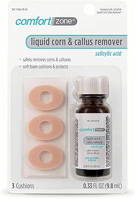 Comfort zone ultimate cors & callus remover avec acide salicylique, 9,5 ml, lot